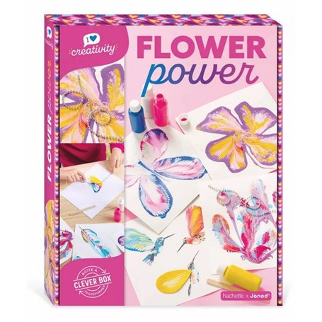 Flower power - Coffret creatif peinture