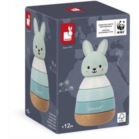 Empilable Lapin en bois WWF