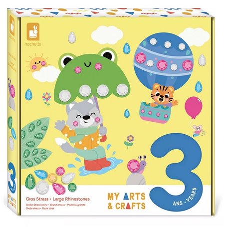 Coffret Creatif Gros Strass - 3 ans