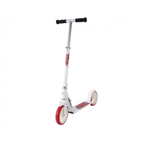 Trottinette 8" Blanche / Rouge  Deluxe JDBug