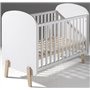 Vipack KIDDY Lit bébé 60x120cm Blanc