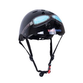Casque de vélo à lunettes noires