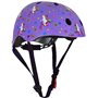 Casque de vélo - violet motifs Licorne