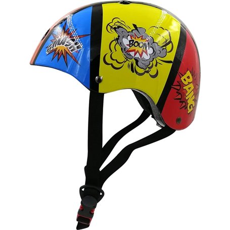 Casque de vélo cartoon multicolore