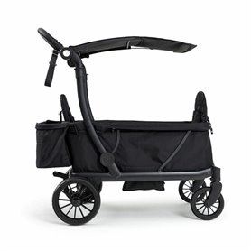 Chariot waggon noir compact