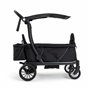 Chariot waggon noir compact