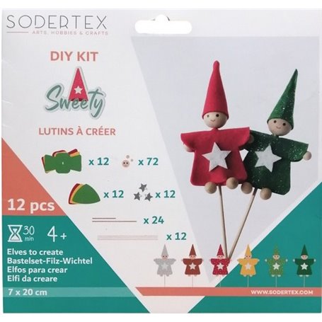 kit lutin sweety a fabriquer feutrine