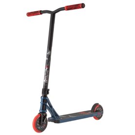 Trottinette MGX pro charley dyson bleu/rouge