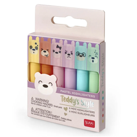 Set de 6 mini surligneurs - Teddys Style