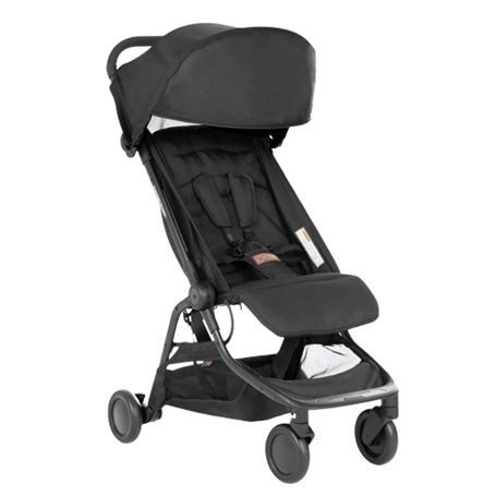 Mountain Buggy nano urban (2024+) avec ensemble de roues de voyage noir