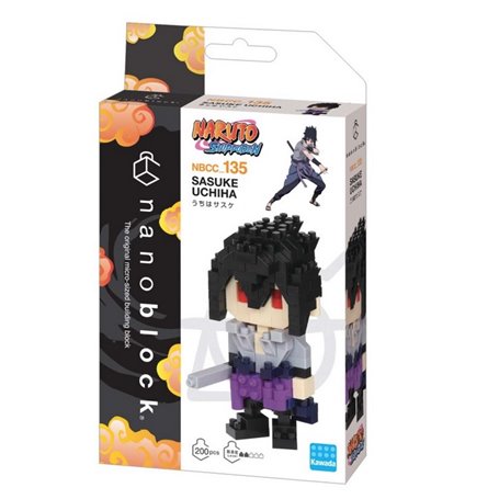 Nanoblock Naruto Sasuke Uchiwa 200 pcs