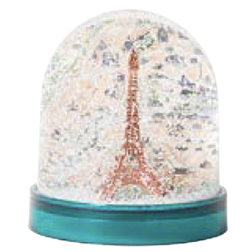 Boule a neige Tour Eiffel - Monuments de Paris - Les Parisettes