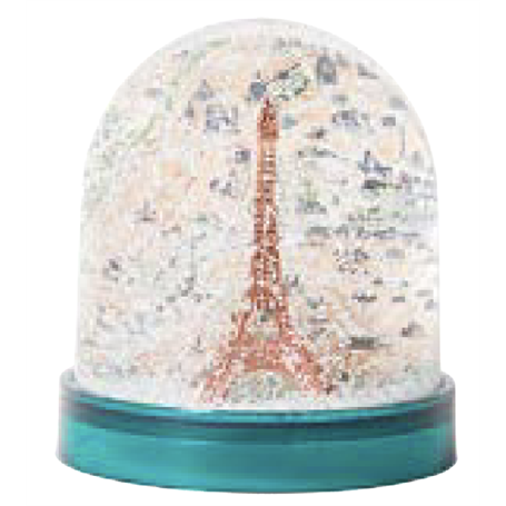 Boule a neige Tour Eiffel - Monuments de Paris - Les Parisettes