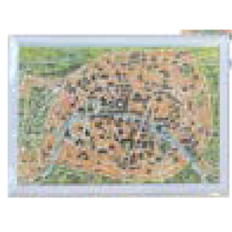 Carte postale puzzle les monuments de Paris - Les Parisettes