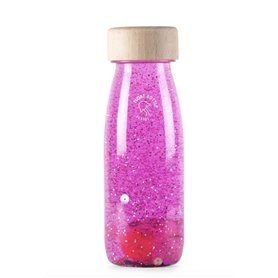 Petit boum float bottle pink - bouteille sensorielle