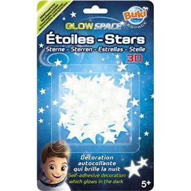 Etoiles phosphorescentes à coller sur le mur