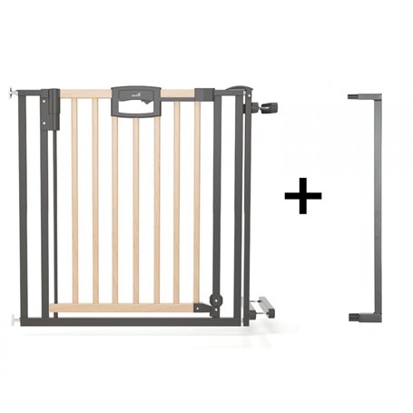 Barrière d'escalier à pression Easylock Plus  bois/métal 92 cm - 100