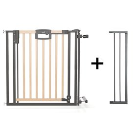 Barrière d'escalier à pression Easylock Plus  bois/métal 100 cm - 108