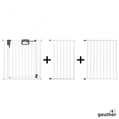 Barrière de porte à pression Easylock Plus - blanc -max 200 cm