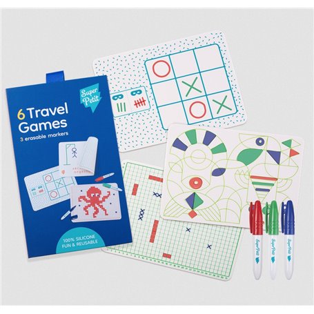 Kit 6 travel games Super Petit