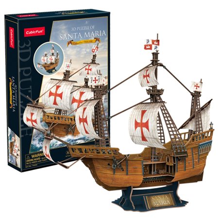 Puzzle santa maria 3d cubic fun