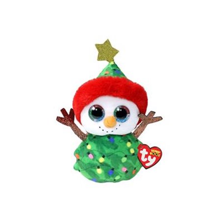 Beanie boo s small bonhomme de neige - Sapin de Noel