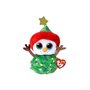 Beanie boo s small bonhomme de neige - Sapin de Noel