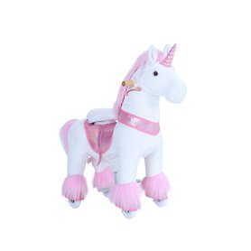 PonyCycle Licorne Rose à monter Petit Modèle pour 3 à 5 ans