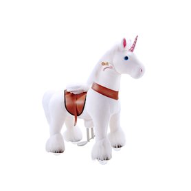 PonyCycle Licorne Blanche à monter Petit Modèle pour 3 à 5 ans