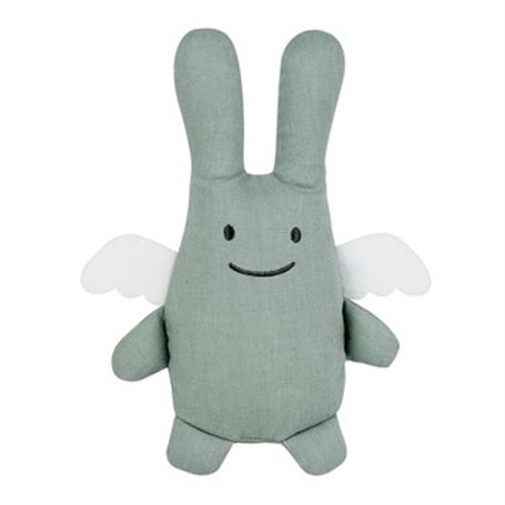 Ange Lapin Doudou - Lin Celadon 20 cm