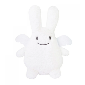 Peluche Ange Lapin Blanc 32 cm