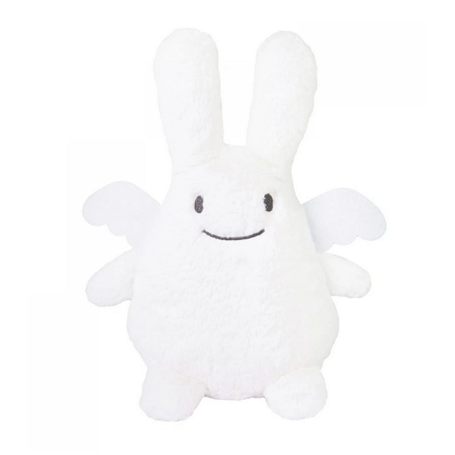 Peluche Ange Lapin Blanc 32 cm