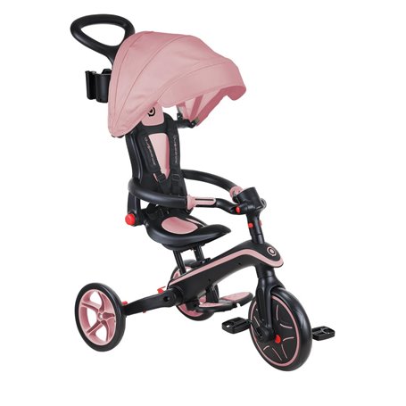 Tricycle Trike Explorer Foldable 4 En 1 Rose pastel