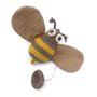 Hochet apaisant abeille en coton