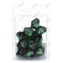 Chessex Set de 10 des 10 faces vert