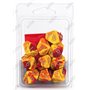 Chessex Set de 10 des 10 faces rouge et jaune