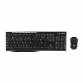 Logitech MK270 clavier Souris incluse Bureau RF sans fil Allemand Noir
