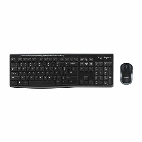 Logitech MK270 clavier Souris incluse Bureau RF sans fil Allemand Noir