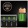 2-Power HR9V pile domestique 9V Hybrides nickel-métal (NiMH)