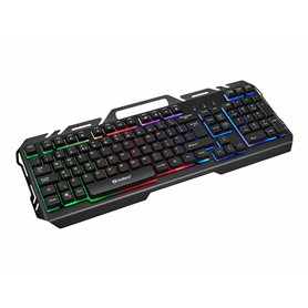 Sandberg 640-25 clavier Jouer USB AZERTY Belge Noir