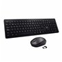 Ewent EW3256 clavier Souris incluse RF sans fil QWERTY Espagnole Noir