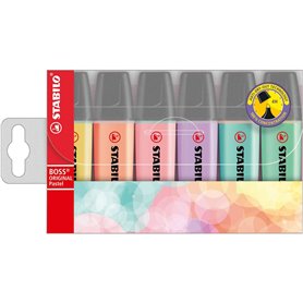 STABILO Boss Original Pastel marqueur 6 pièce(s) Pointe biseautée Lilas