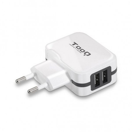 Chargeur mural TooQ TQWC-1S02WT USB x 2 17W Blanc 19,99 €