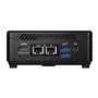 MSI Cubi 5 12M-253ES Intel® Core i5 i5-1235U 8 Go DDR4-SDRAM 256 Go SSD Windows 11 Pro Mini PC Noir