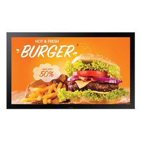 Samsung LH24OHBEBGBXEN affichage de messages Panneau plat de signalisation numérique 61 cm (24") IPS Wifi 1500 cd/m² Full HD Noi