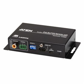 ATEN Répéteur HDMI True 4K avec intégration et extraction audio