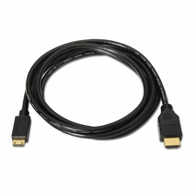 Image secondaire de AISENS A119-0114 câble HDMI 1,8 m HDMI Type A (Standard) HDMI Type C (Mini) Noir