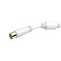 Hama 00205246 câble coaxial 1,5 m Blanc