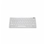 iggual TKL-BK clavier Bluetooth QWERTY Espagnole Argent