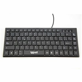 iggual IGG317082 clavier USB QWERTY Noir